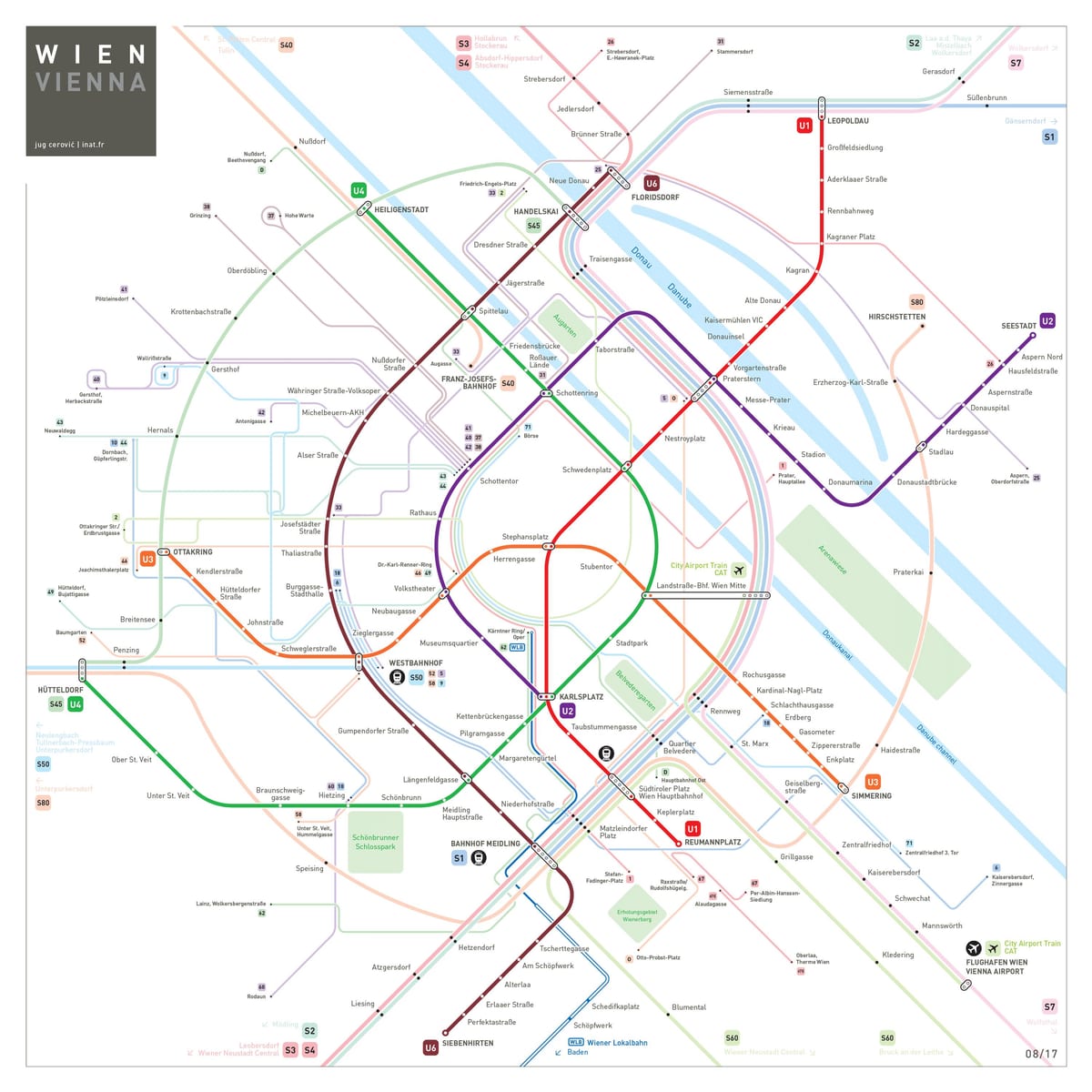 แผนที่ของ u4 เวียนนา