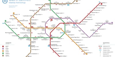 แผนที่ของเวียนนาเมโทรโปรแกร