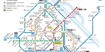 Erdberg รถบัสสถานีเวียนนานแผนที่