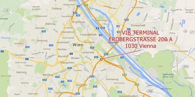 แผนที่ของเวียนนา erdberg