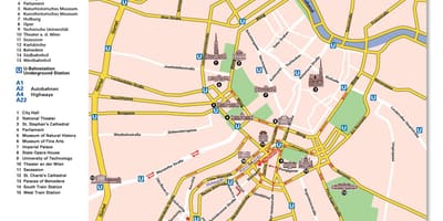 Ringstrasse แผนที่