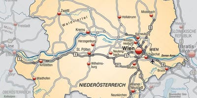 แผนที่ของ schwechat 