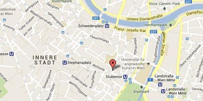 แผนที่ของ stephansplatz เวียนนานแผนที่
