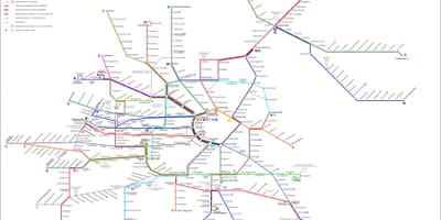 เวียนนา strassenbahn แผนที่