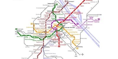 แผนที่ของ u1 เวียนนา
