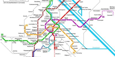 เวียนนา bahn แผนที่