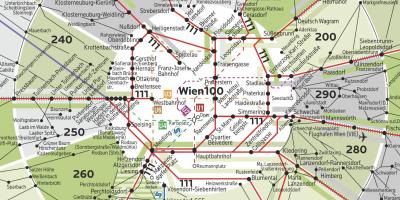Wien พื้นที่ 100 แผนที่